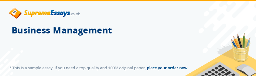 Business Management