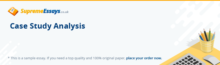 Case Study Analysis