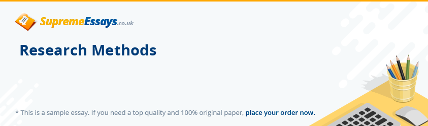 Research Methods